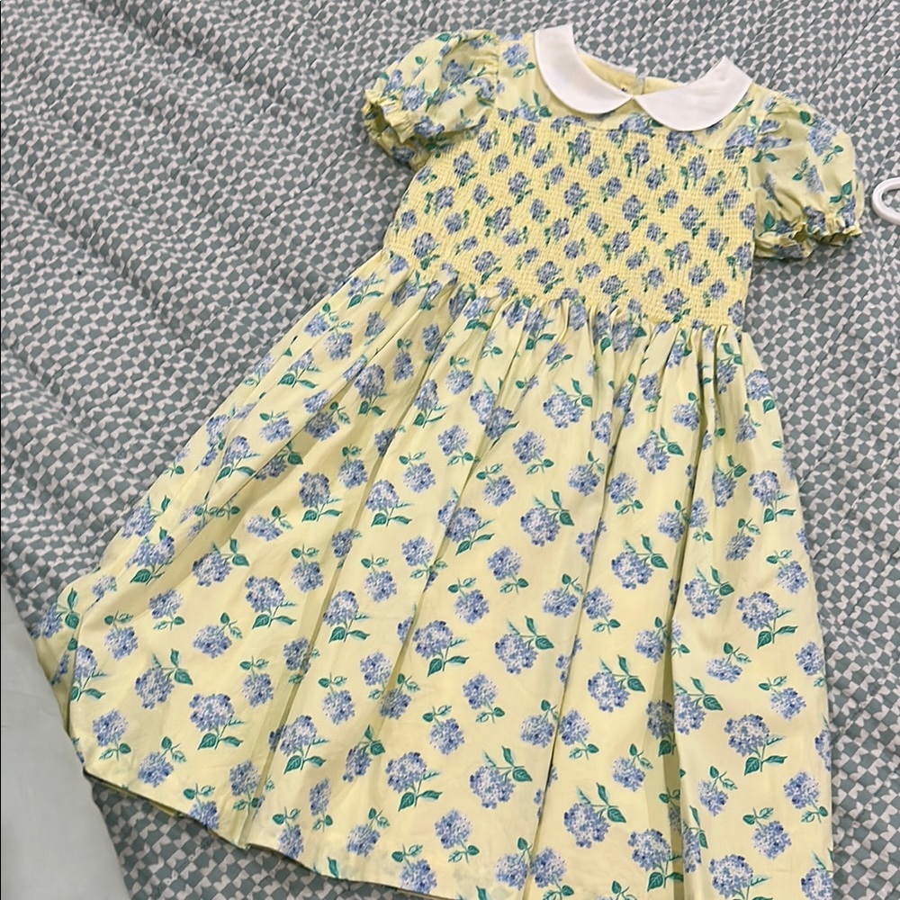 Janie and Jack Yellow and Blue Casual Dress
